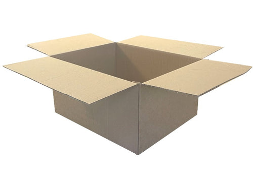 New Plain Strong Single Wall Box - 475mm x 375mm x 237mm