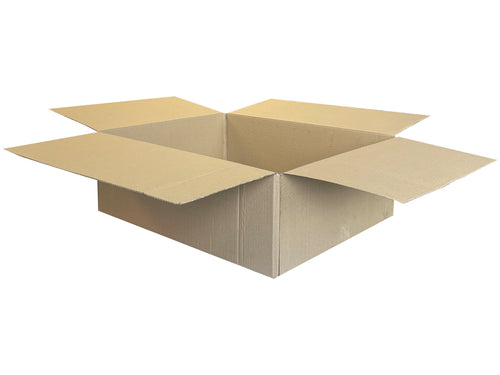 Used Plain Single Wall Box - 600mm x 500mm x 200mm