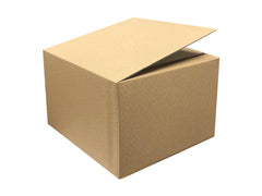 box with overlapping flaps for extra security