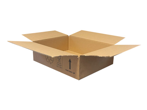 New Printed Strong Single Wall Box - 328mm x 266mm x 100mm