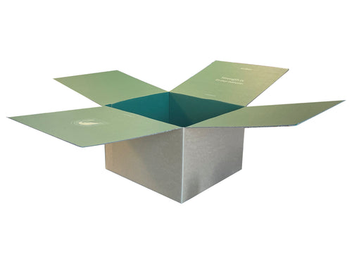 New Printed Strong Single Wall Box - 410mm x 374mm x 250mm