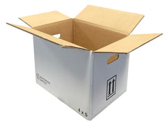 extra strong cardboard box with hand holes