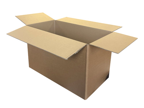 New Plain Strong Single Wall Box - 626mm x 334mm x 378mm