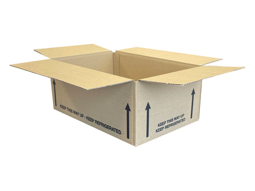 New Printed Single Wall Box - 309mm x 205mm x 127mm