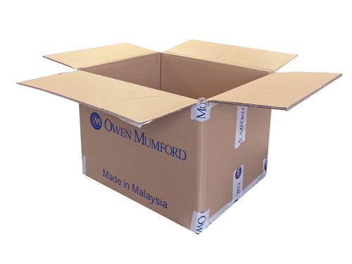 Used Printed Strong Double Wall Box - 390mm x 320mm x 290mm