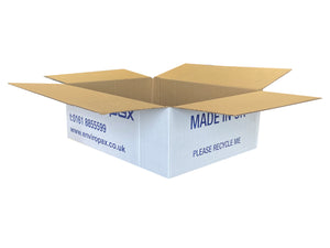 white printed packing box