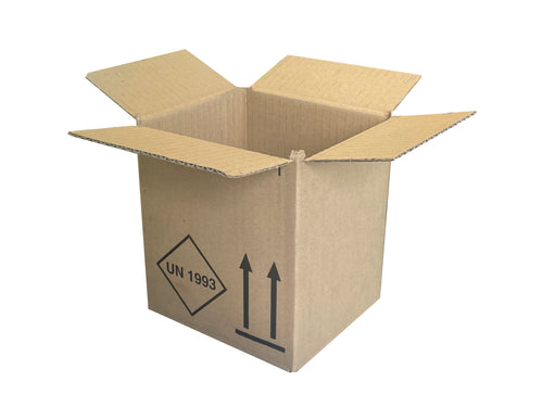 New Printed Single Wall Box - 126mm x 110mm x 140mm