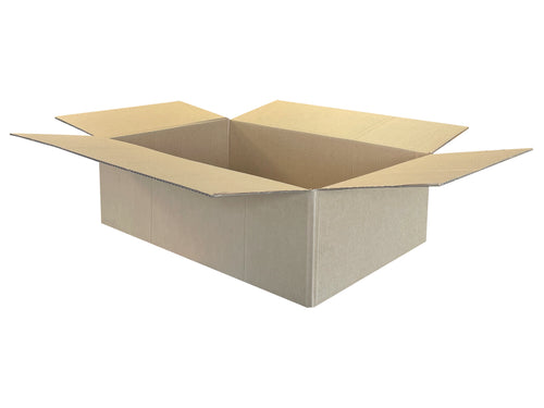 New Plain Strong Single Wall Box - 567mm x 375mm x 177mm