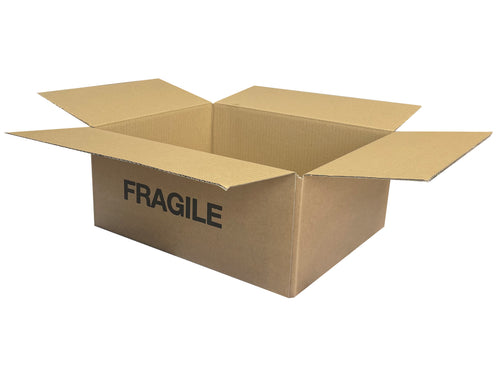 New Printed Strong Single Wall Box - 375mm x 300mm x 162mm