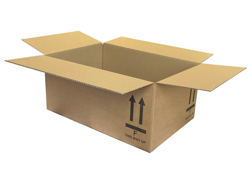 New Printed Strong Single Wall Box - 470mm x 325mm x 213mm