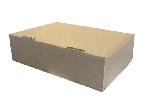 New Plain Single Wall Postal Box - 312mm x 215mm x 85mm