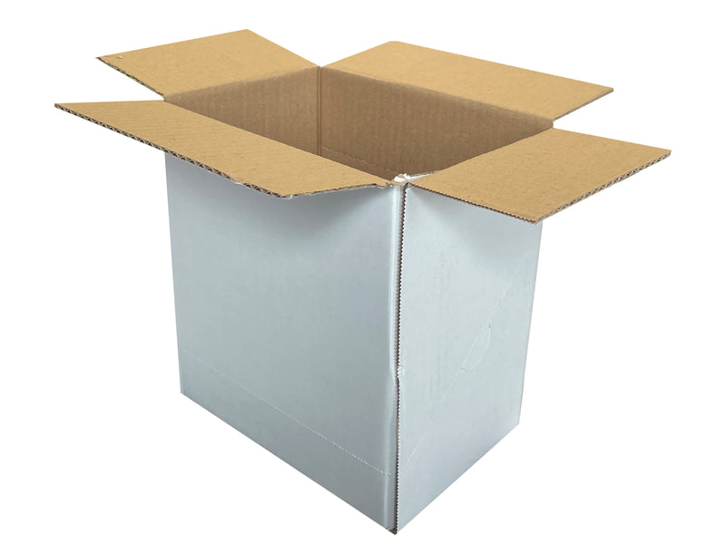 white single wall shipping boxes