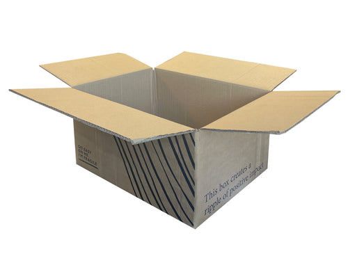 New Printed Double Wall Box - 413mm x 310mm x 200mm