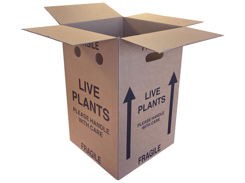 New Printed Strong Single Wall Box - 310mm x 310mm x 495mm