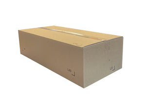 a slightly printed but brand new surplus box sold by the pallet load