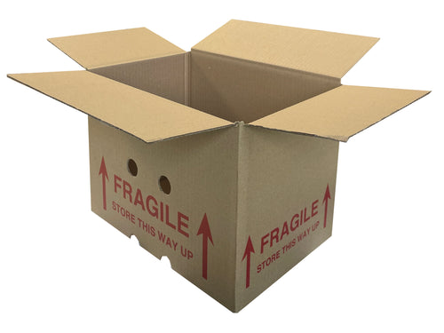 New Printed Strong Single Wall Box - 315mm x 215mm x 225mm