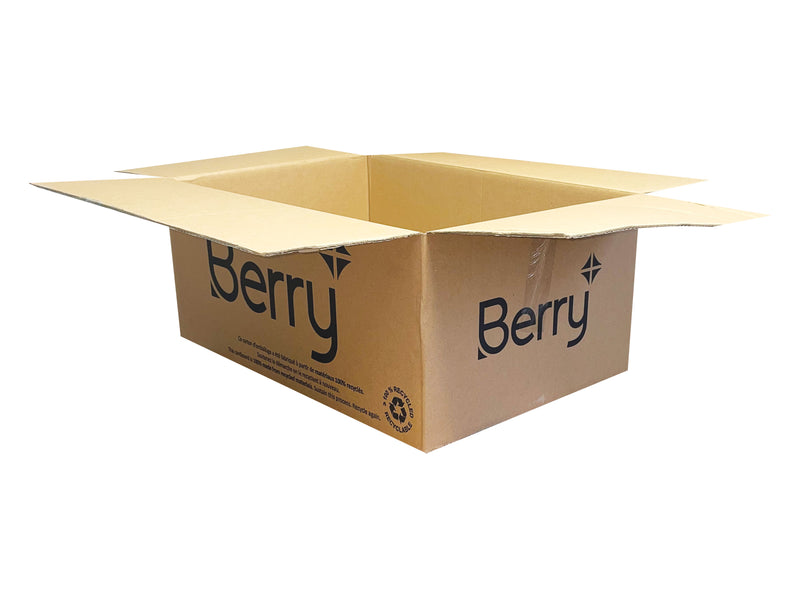 Used Printed Strong Double Wall Box - 590mm x 390mm x 240mm