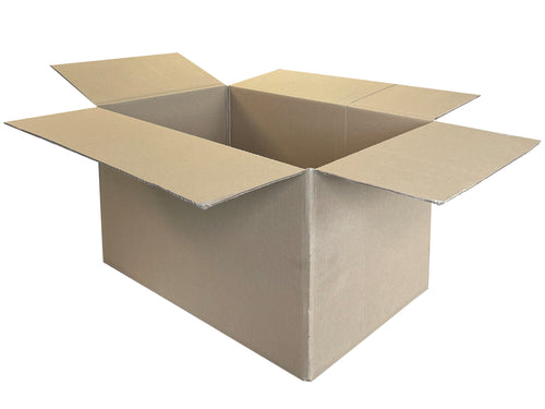 New Plain Strong Single Wall Box - 577mm x 379mm x 335mm