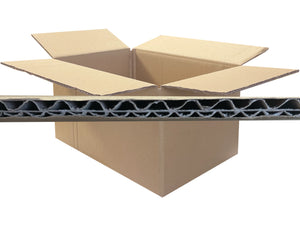 close-up of strong double wall carton