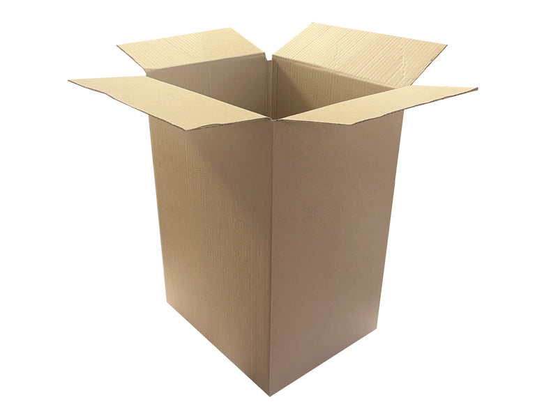 small upright packing box
