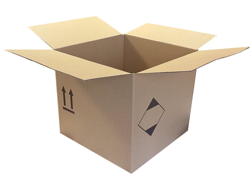 New Printed Single Wall Box - 365mm x 360mm x 340mm