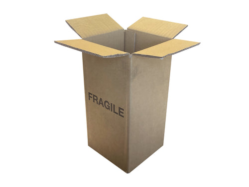 New Printed Double Wall Box - 130mm x 130mm x 265mm