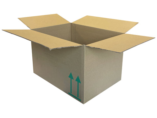 New Printed Single Wall Box - 345mm x 255mm x 220mm