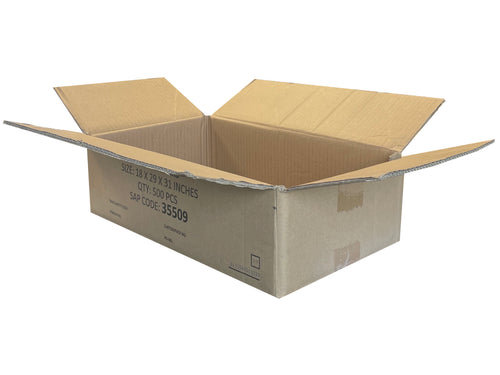 Used Printed Strong Double Wall Box - 485mm x 280mm x 135mm