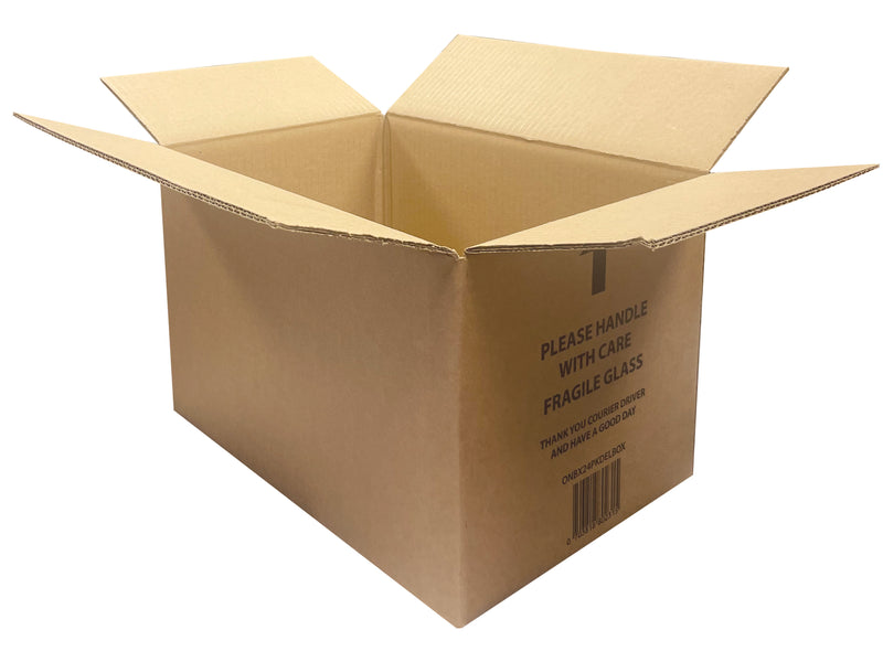 New Printed Strong Double Wall Box - 385mm x 260mm x 245mm