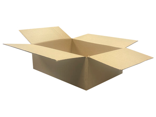 New Plain Strong Single Wall Box - 488mm x 367mm x 162mm