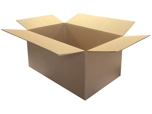 New Plain Strong Single Wall Box - 569mm x 357mm x 284mm