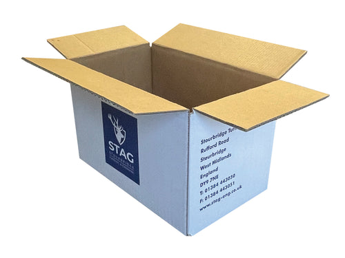 New Printed Strong Double Wall Box - 251mm x 152mm x 152mm