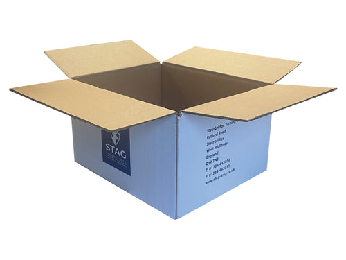 New Printed Strong Double Wall Box - 290mm x 245mm x 165mm