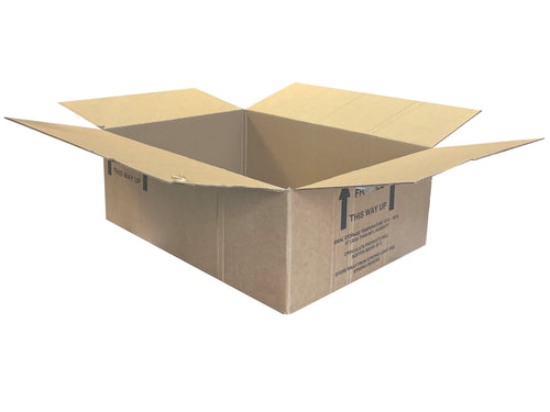 New Printed Strong Single Wall Box - 530mm x 392mm x 180mm