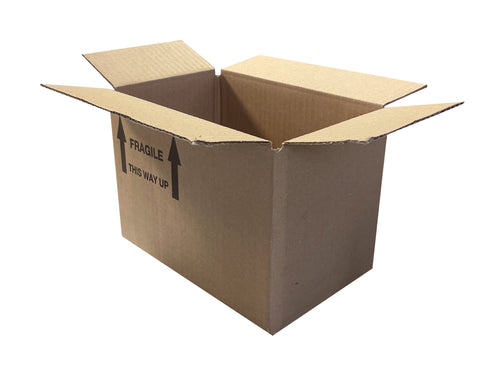 New Printed Single Wall Box - 220mm x 122mm x 128mm