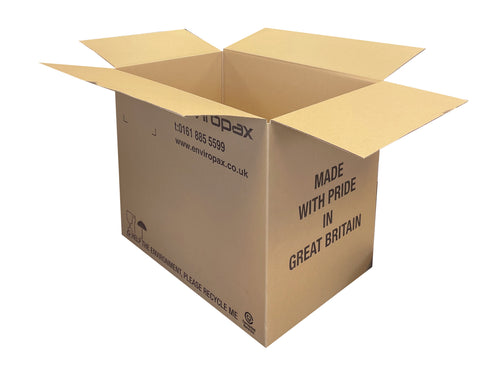 New Printed Single Wall Box - 600mm x 400mm x 500mm