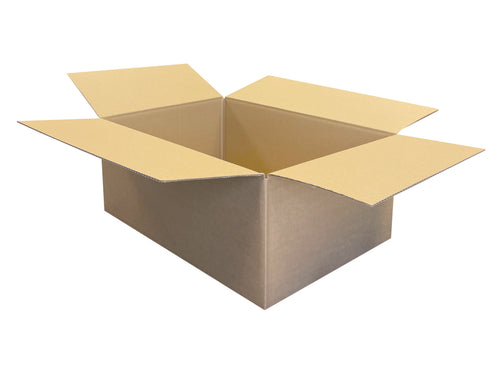 New Plain Strong Single Wall Box - 534mm x 378mm x 215mm
