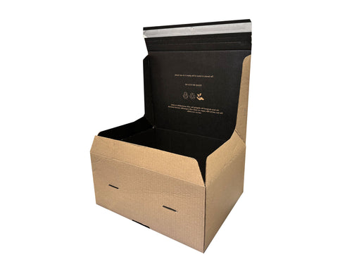 New Printed Strong Single Wall Box - 380mm x 290mm x 175mm