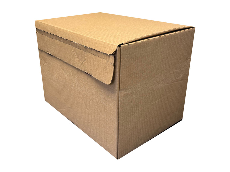 packing box with tear off strip