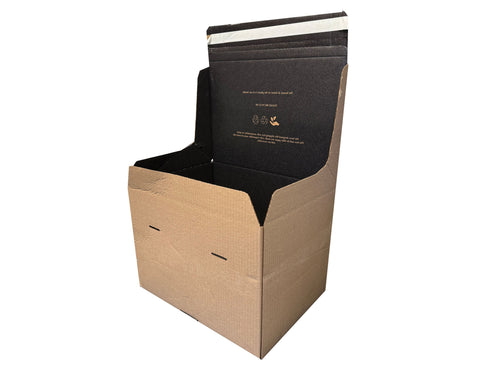 New Printed Strong Single Wall Box - 380mm x 290mm x 285mm