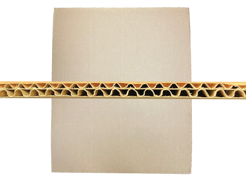 double wall cardboard sheet layer pad