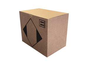 New Printed Strong Single Wall Box - 190mm x 128mm x 158mm