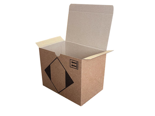 New Printed Strong Single Wall Box - 190mm x 128mm x 158mm