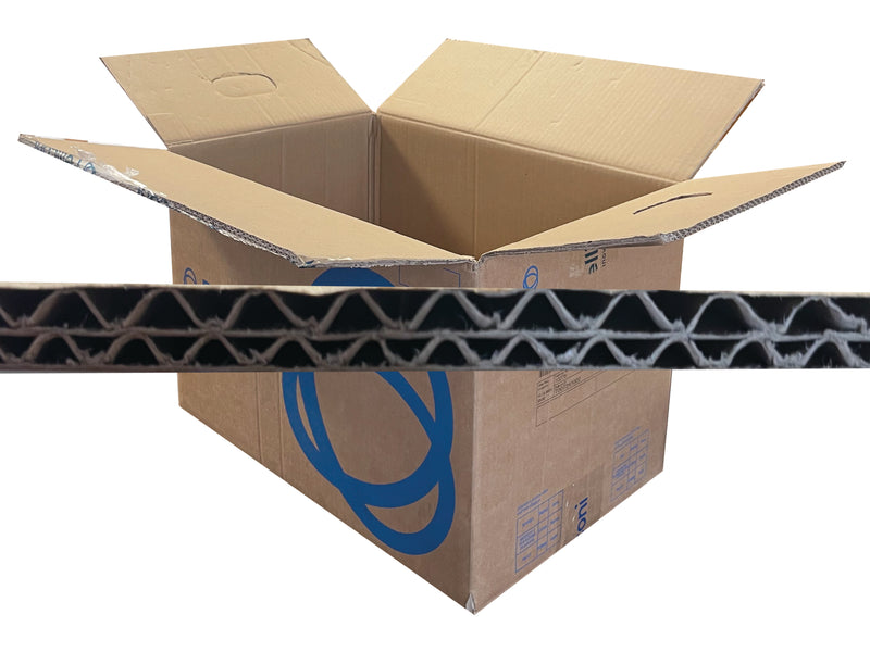 Used Printed Strong Double Wall Box - 480mm x 315mm x 302mm