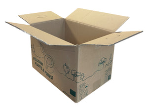 Used Printed Strong Double Wall Box - 480mm x 315mm x 302mm