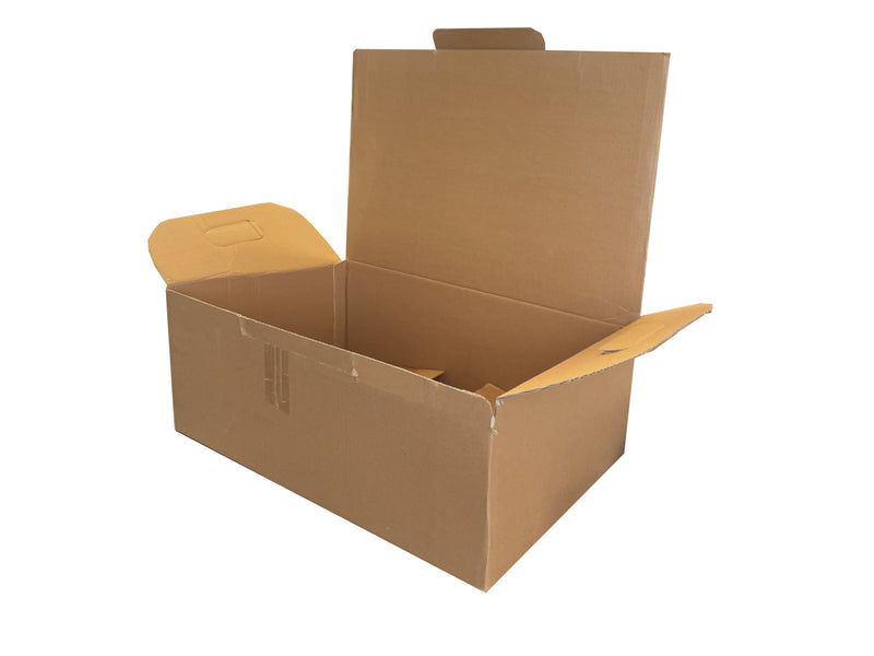 no tape box with flaps for closing