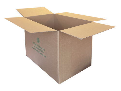 New Printed Single Wall Box - 570mm x 382mm x 400mm