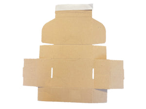 diecut box laid flat