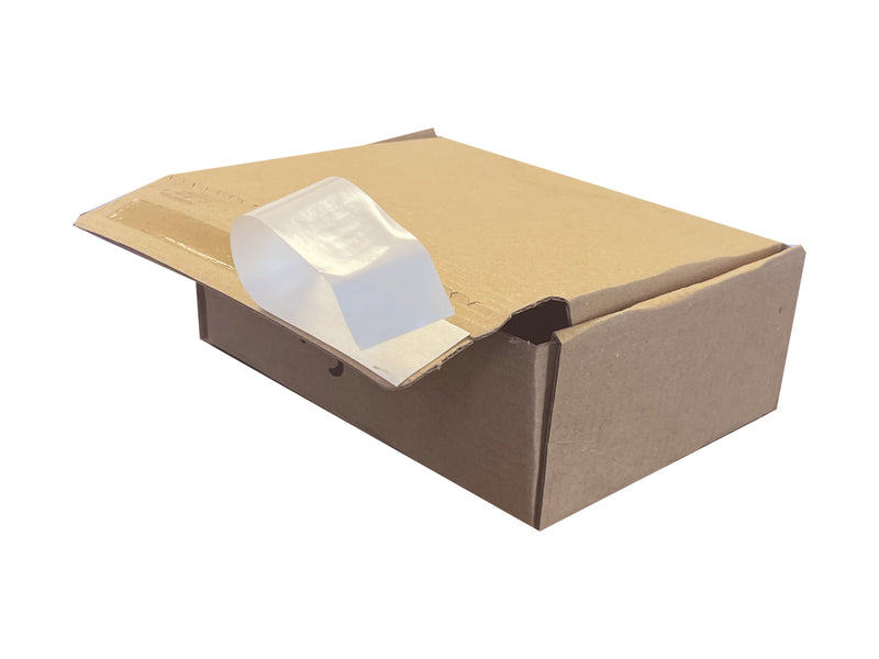 boxes with a sticky strip to shut without tape