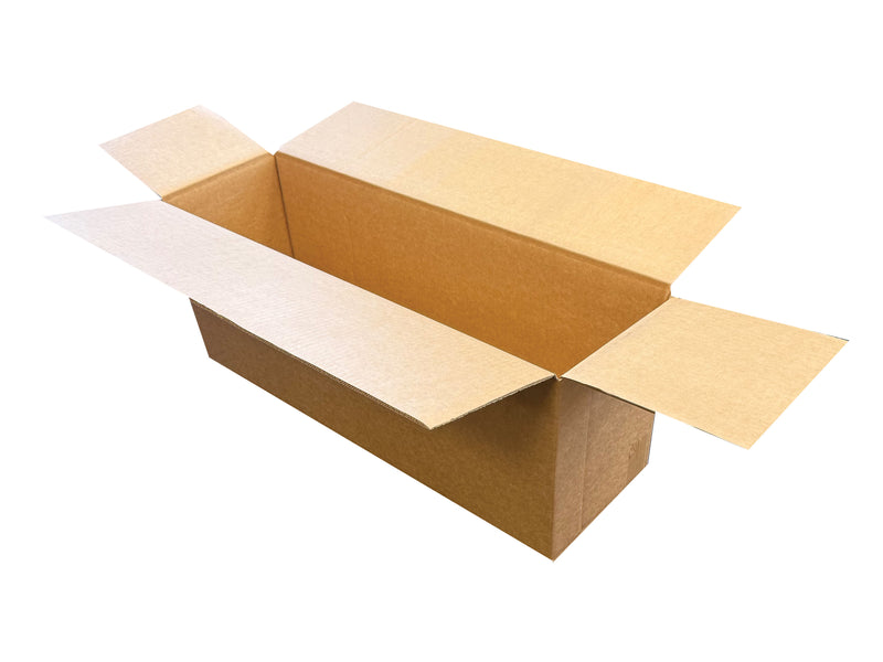 0203 cardboard box with overlapping flaps